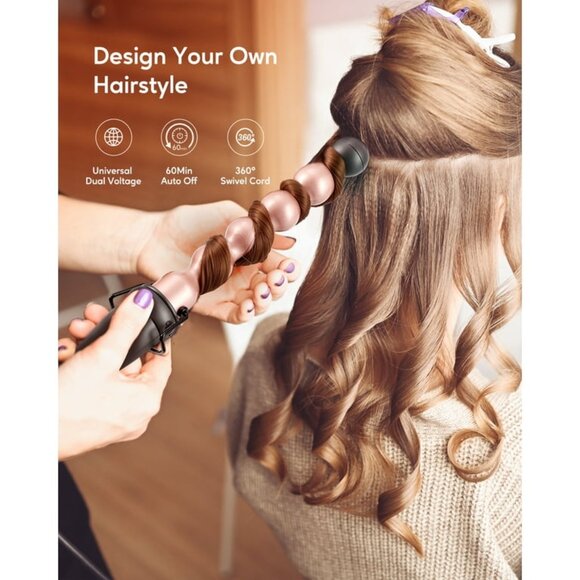 Professional 5-in-1 Curling Iron and Hot Air Brush Set - Picture 6 of 7